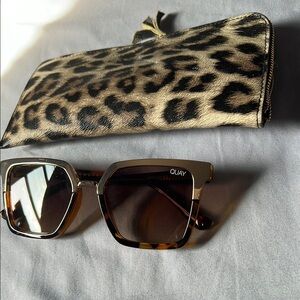 Quay Australia Brown and Tan Sunglasses